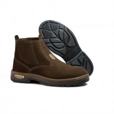 BOTINA NEW HOLLAND NOBUCK CHOCOLATE